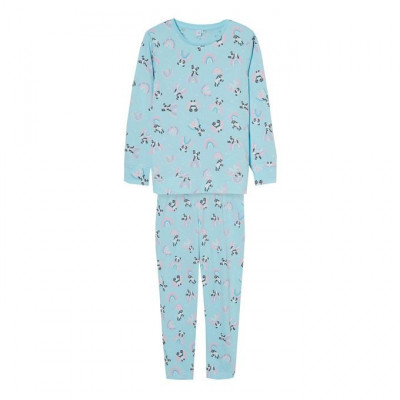 C & A Pyjama Fille - Motif - Bleu