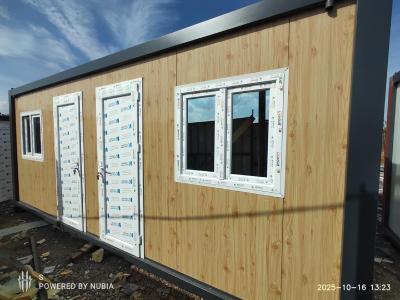 Chalet Cabine préfabriqués 3x6 faux bois