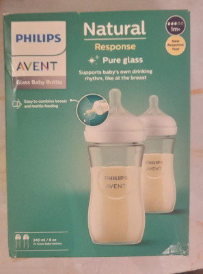 soins-bebe-pack-02-biberons-240-ml-en-verre-avent-philips-draria-alger-algerie