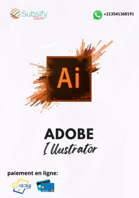 Logiciel de creation graphique Adobe Creative Cloud  + Flash disque 32 gb offert