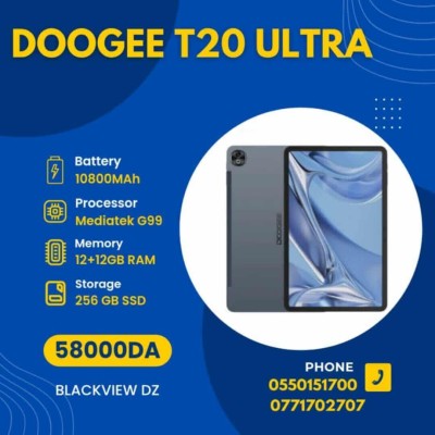 DOOGEE T20 ULTRA  12GB/256GB 12-INCH  11000mAh