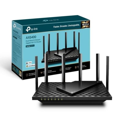 TP-LINK ARCHER AX73 - ROUTEUR AX 5400 WIFI 6 - BI-BANDE - 5400 MBPS - 5 GHz - 5 PORTS GIGABIT -BLACK