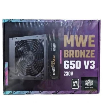 COOLER MASTER MWE BRONZE 650W V3 - ALIMENTATION 80 PLUS BRONZE - 230 V - ATX 3.1 - DC TO DC - NOIR