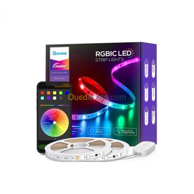 GOVEE RGBIC PRO LED STRIP LIGHT H619A 5M 16.4FT Wi-Fi Bluetooth Alexa & Google Compatible Light