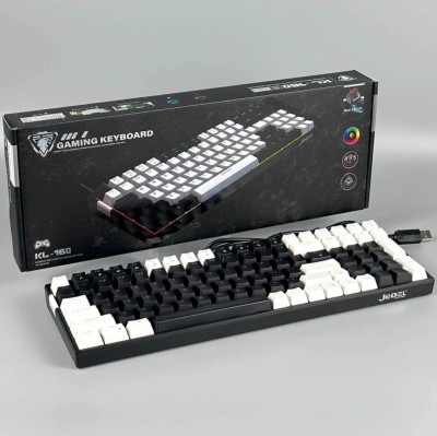 JEDEL KL-160 - CLAVIER GAMING MÉCANIQUE FILAIRE - BLUE SWITCH - RGB LIGHTING - 90% - QWERTY