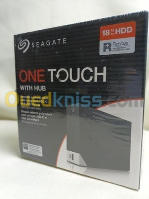 Seagate One Touch Hub 18 To HDD - Disque Dur - Externe De Bureau - USB 3.2 Gen1