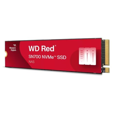 WESTERN DIGITAL SN700 - SSD M.2 RED 4TO - 2280 NVME PCIE 3.0 X4 - 3400 Mos -NAS & BAIE DE STOCKAGE