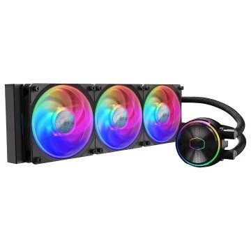 COOLER MASTER MASTERLIQUID PL360 FLUX - WATERCOOLING RGB BLACK - INTEL ET AMD - 3 FAN LED 120mm