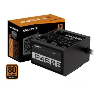 GIGABYTE GP-P450B - ALIMENTATION 450W - 80 PLUS BRONZE - VENTILATEUR 120 MM SILENCIEUX - BLACK
