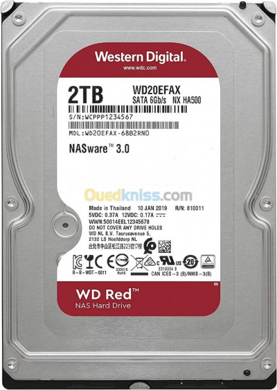 disque-dur-wd-2-tb-red-nas-wd20efax-35-sata-6-gos-5400-tpm-256-mo-hdd-kouba-alger-algerie