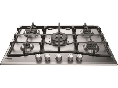  PLAQUE DE CUISSON ARISTON A GAZ INOX 5 FEUX 75 CM PCN 751