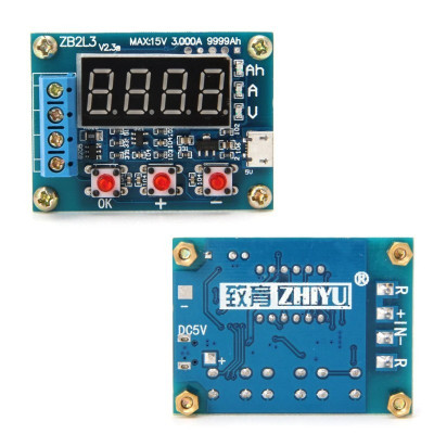 Testeur de capacité de batterie ZB2L3 – 18650 Arduino 