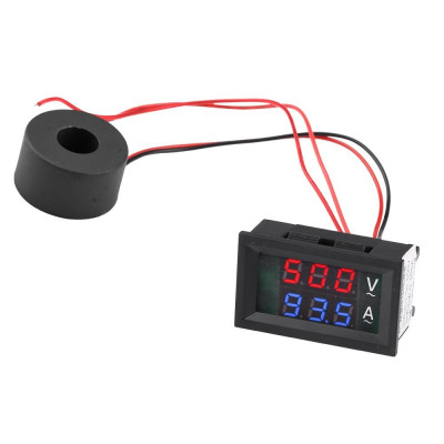  Voltmètre ampèremètre numérique ( AC 50-500V 100A) Arduino 