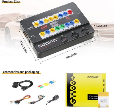 Godiag GT100+ détecteur avancé de protocoles OBD et CAN tests calculateur et diagnostics automobiles