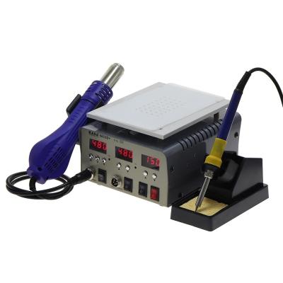 Station de soudure 3-en-1 KADA 9803D+ Air chaud + Fer à souder + Plaque chauffante intégrée