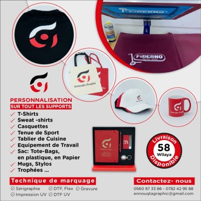 sérigraphie sur sac / textile / coffrets ... 