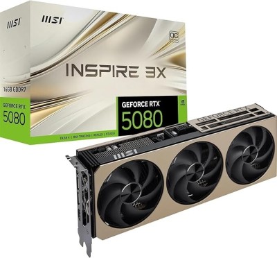 RTX 5080 Inspire 3X 16GB OC MSI