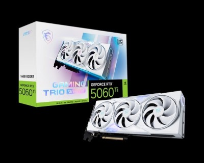 RTX 5060TI 16GB GAMING TRIO white OC (En configuration seulement)