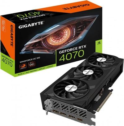 RTX 4070 GIGABYTE WINDFORCE OC 12GB GDDR6