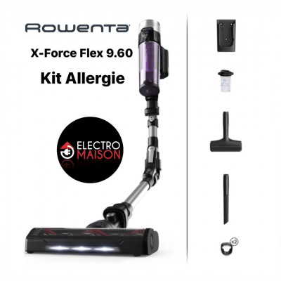 Aspirateur Rowenta X-Force Flex 9.60 Kit Allergie