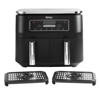 Friteuse Air Fryer NINJA Foodi sans huile 7.6L 2470W Double Tiroirs - 6 PROGRAMMES Dual Zone