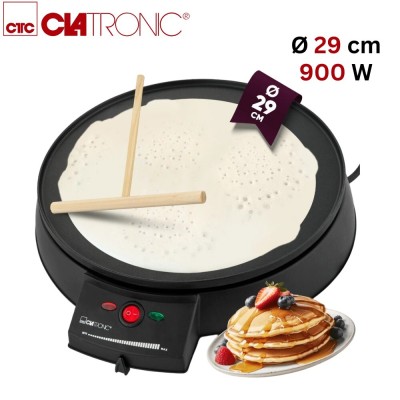 Crepière électrique Clatronic Anti-Adhésif - Ø 29cm 900 W