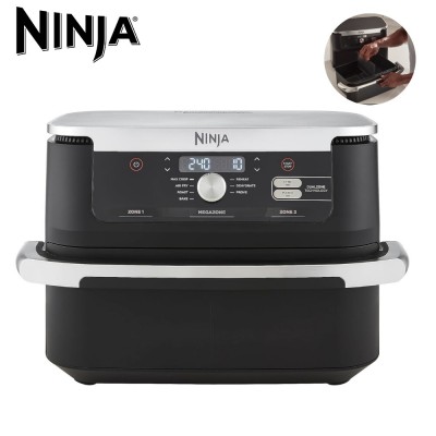 Friteuse Air Fryer NINJA sans huile 10.4L 2470W 7 PROGRAMMES Dual Zone - 2 Tiroir avec Separateur