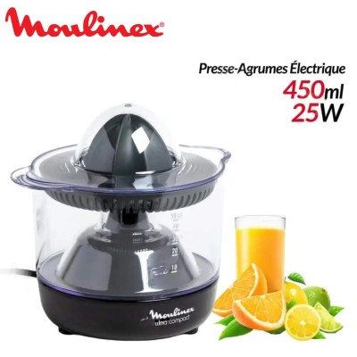 Presse Agrumes electrique 25W 450ml Moulinex UltraCompact عصارة كهربائية