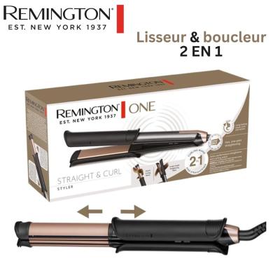 Lisseur et Boucleur 2En1 Remington avec Revêtement Céramique et Température Réglable - Remington