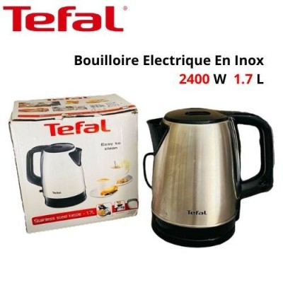 Bouilloire Electrique Inox Sans Fil - 1.7L 2400W Tefal - غلاية كهربائية