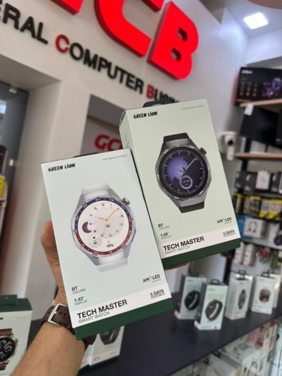 GREEN LION TECH MASTER 1.43" 466*466 Pixel AMOLED 400MAh IP68 WATERPROOF  BT-CALLS  SMART WATCH