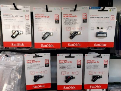  FLASH DISQUE SANDISK ULTRA DUAL DRIVE GO USB 3.1 TYPE-C 64GB - 128GB