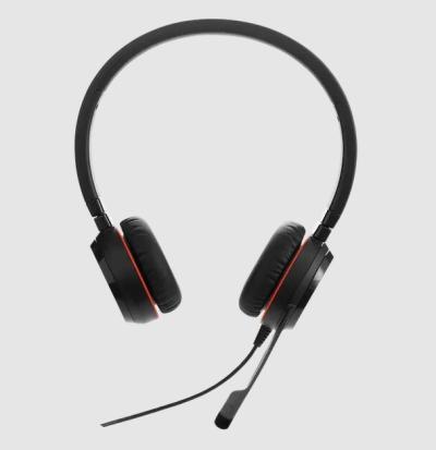 Jabra Evolve 20 Stereo / Mono Casque professionnel avec gestion simplifiée des appels USB-C / USB-A