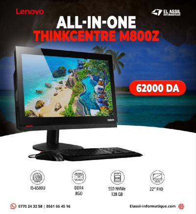 PC ALL IN ONE LENOVO THINKCENTRE M800 I5-6500 8G 128G SSD ECRAN 22''