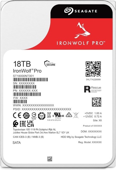 DISQUE DUR POUR NAS SEAGATE IRONWOLF PRO 18T 2025