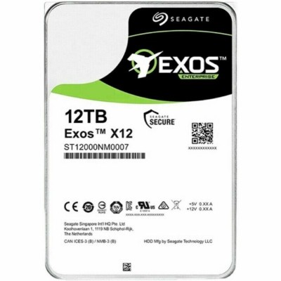 DISQUE DUR SEAGATE EXOS x12 ENTREPRISE 12TB ST12000NM007