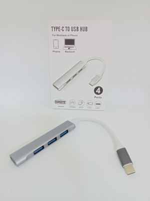 USB Type-C vers Hub USB 3.0 (4 ports)