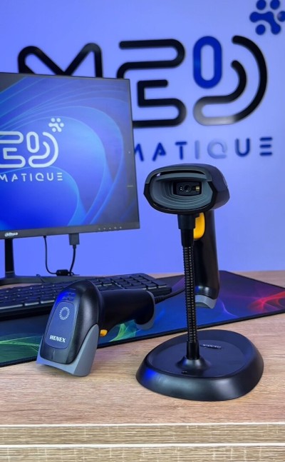 Lecteur code barre henex hc-3206 avec fil