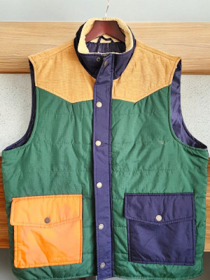 manteaux-et-vestes-gilet-matelasse-sans-manches-multicolore-col-sherpa-de-marque-club-room-xl-دج300000-alger-centre-algerie