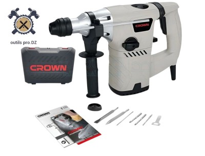 Marteau piqueur perforateur professionnel SDS-PLUS 26mm 850W CROWN CT18054