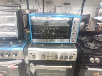 PROMO FOUR ANESTA ÉLECTRIQUE INOX 52L VENTILÉ THERMOSTAT TOURNE-BROCHE 