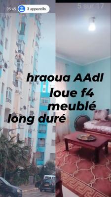 Rent Apartment F4 Alger Hraoua