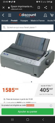 Encre france toner pour imprimante epson 2155 - Cdiscount