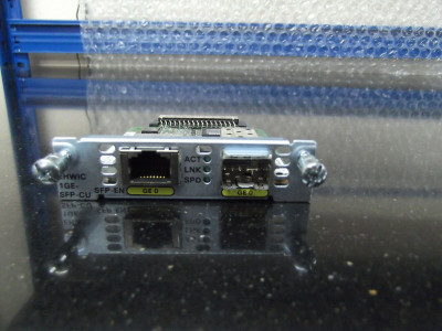 Cisco EHWIC-1GE-SFP-CU High-Speed WAN Interface Card 1x SFP (mini-GBIC) Port