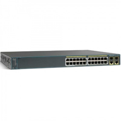 SWITCH Cisco Catalyst 2960 Plus 24 10/100 avec ports (8 PoE) + 2 T/SFP LAN Lite