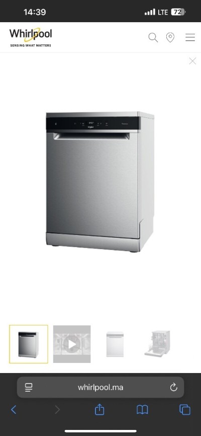 La vaisselle whirlpool 
