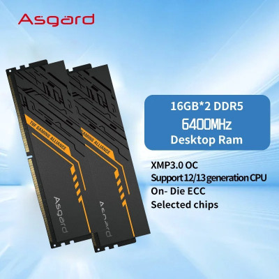 Mémoire RAM Asgard Valkyrie Series DDR5 32 Go (16 Go x 2) 6400 MHz