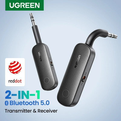 UGREEN 2-en-1 Adaptateur Bluetooth Transmetteur Récepteur Audio Stéréo 3.5mm Sans Fil