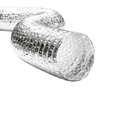 La gaine flexible en aluminium isolée et nue