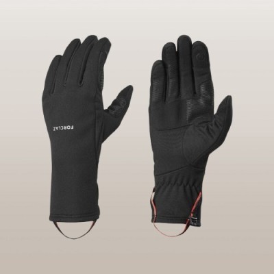  Gants tactiles et stretch de trekking montagne - MT500 noir -adulte Noir Fumé Decathlon